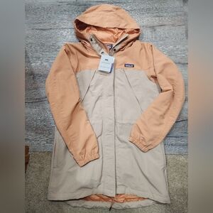 Patagonia Women New Nwt Tags Skyforest Colorblock Parka Jacket M Med Rare Color